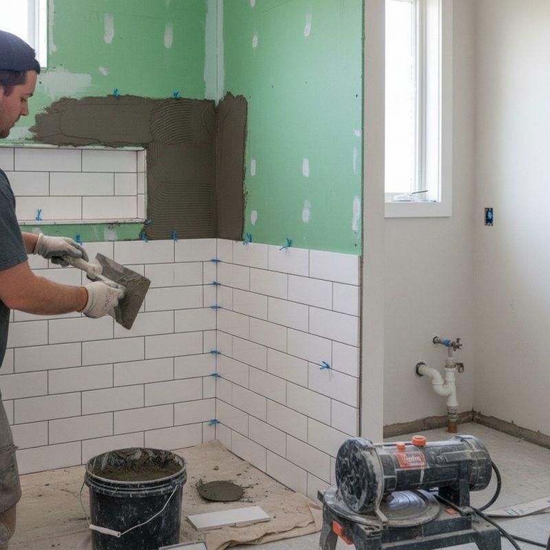 Bathroom Tile Removal